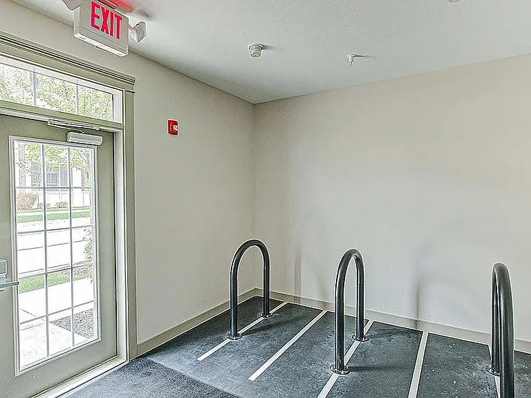 Secure indoor bike storage makes it easy to get around campus or town _ and keep your ride protected.