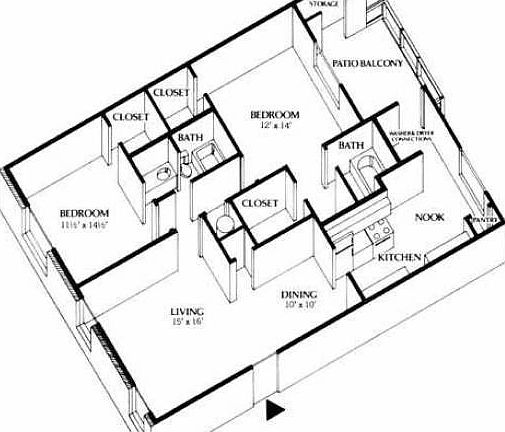 2X2 Floorplan