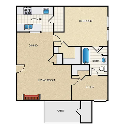 Floor plan B1