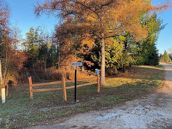 Left corner of property 