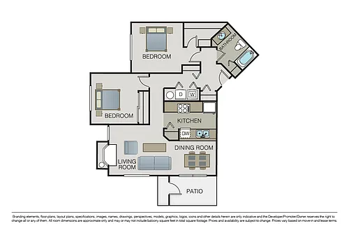 Floor plan Plan 2C