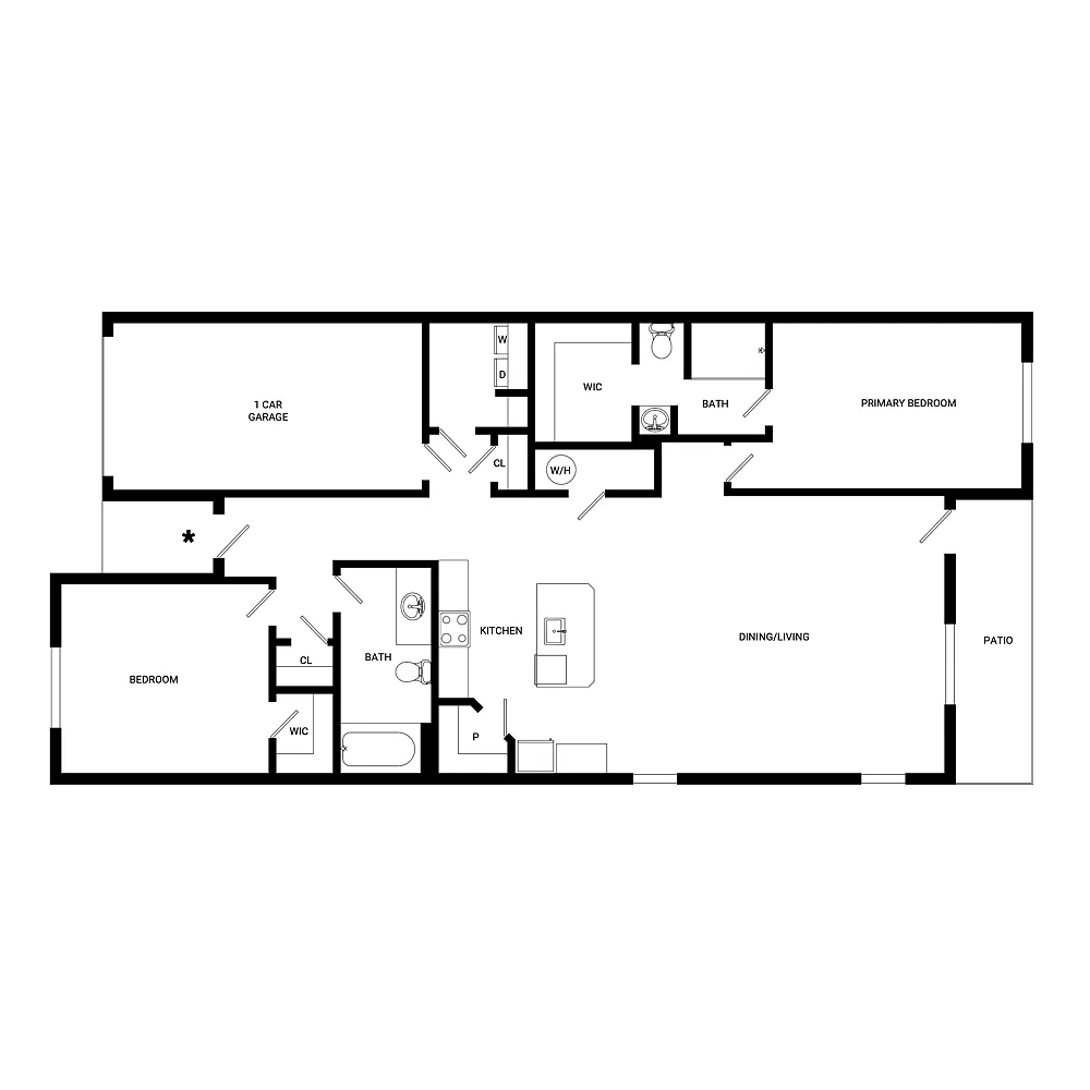Floor plan Indigo Villa