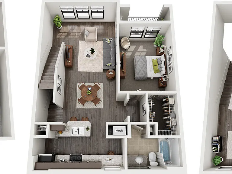 TH1 floor plan Braeswood Place