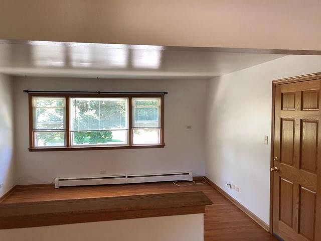 Living room and entry door