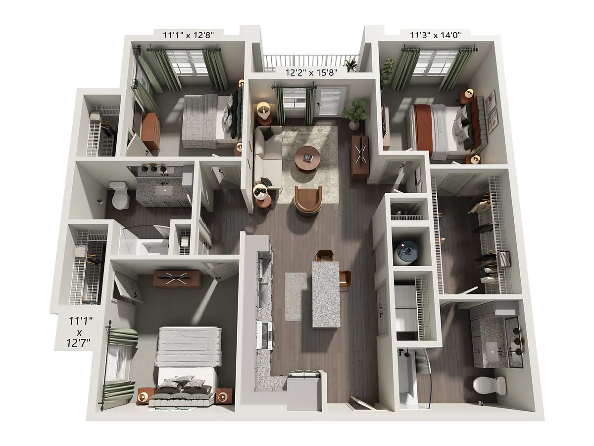 Floor plan C1.A