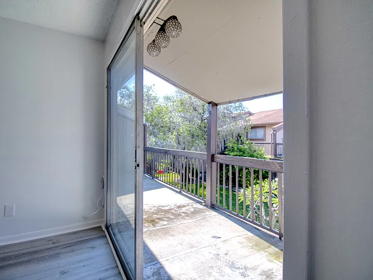 Glass Sliders to Balcony