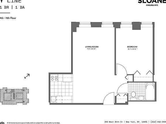 2nd image of 360 W 34th St APT 9Y