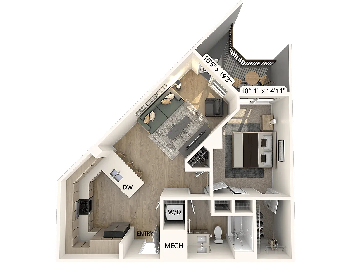 Floor plan A2-773sf-263