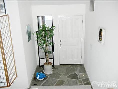 Tiled entry.