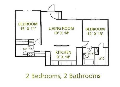Floor plan Hampton