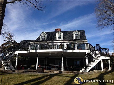 View From water to Back Deck