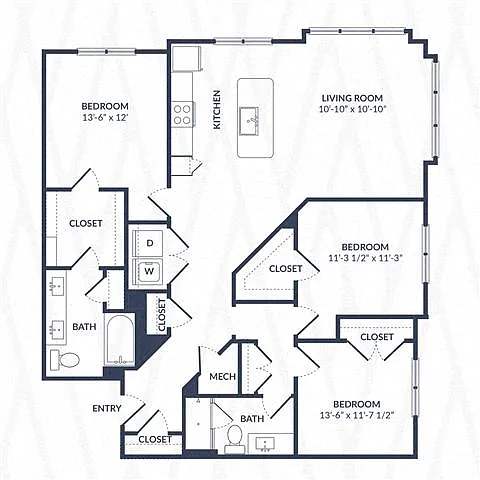Floor plan C1 ALT 1 (Meadowridge)