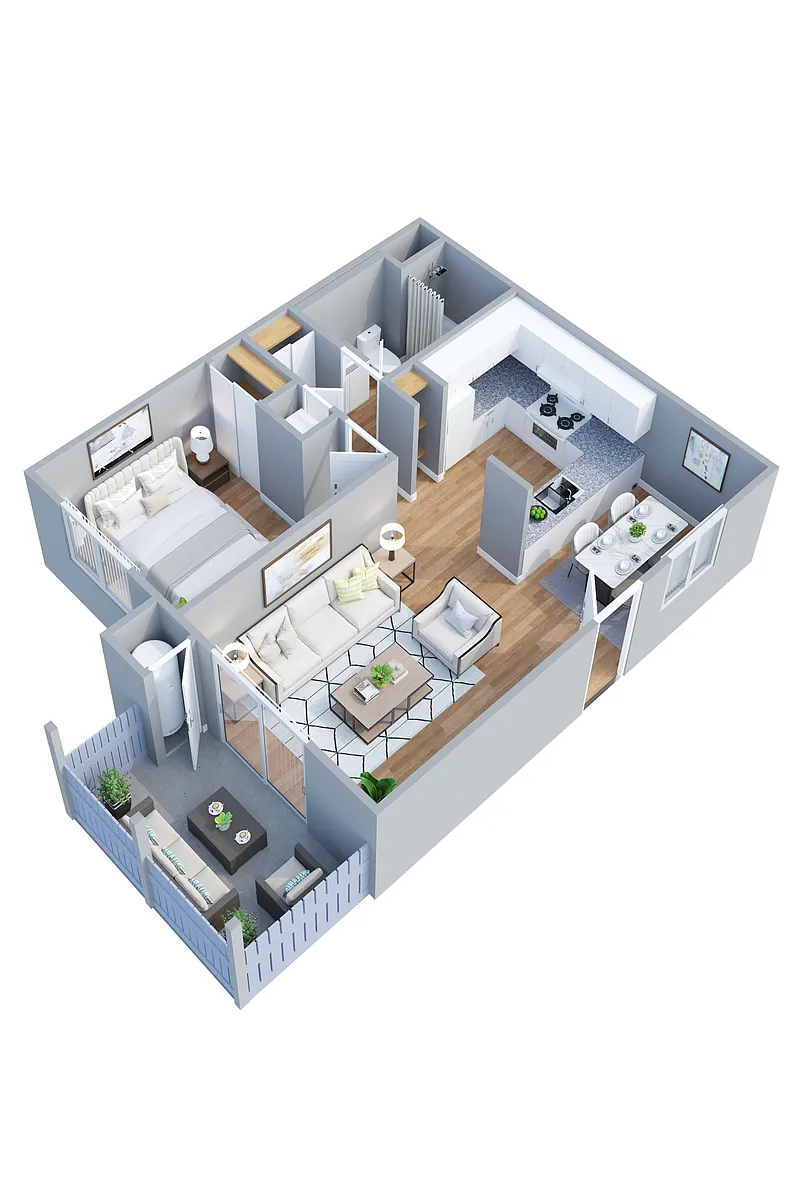 Floor plan One Bedroom
