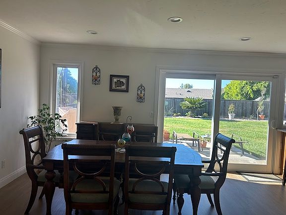 Dining room view from living room