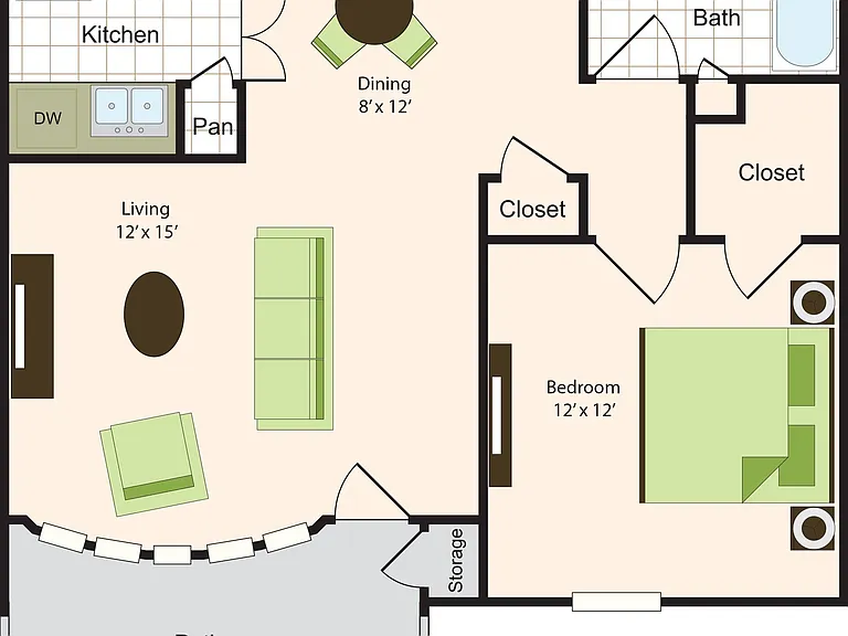 A3 | 1x1 | 680 sq ft A3 | 1x1 | 680 sq ft