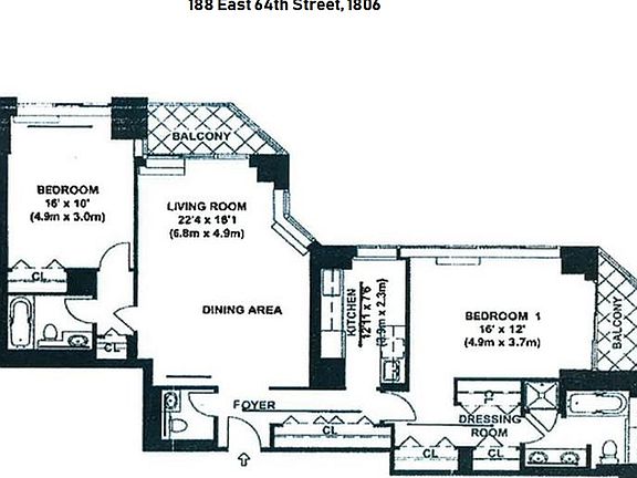 2nd image of 188 E 64th St APT 1806