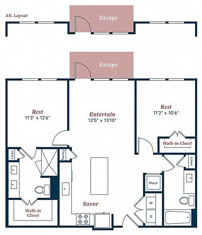 Floor plan B1