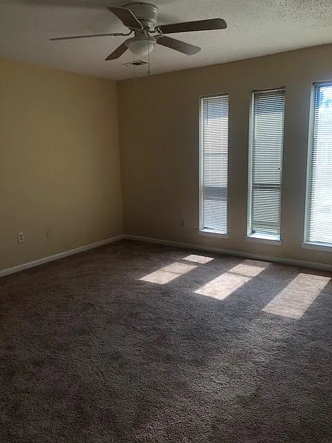 Master bedroom with full bathroom, 2 closets, new carpet