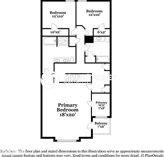 primary bedroom