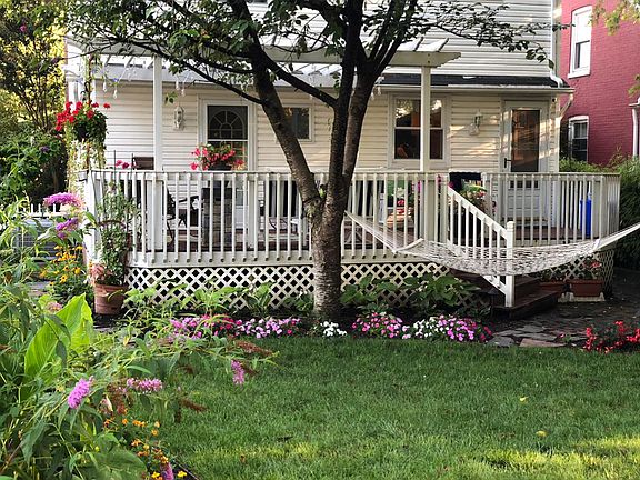 Rear entrance to apartment (left side)