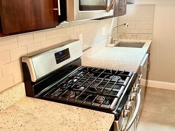 Stainless steel appliances and gas stovetop