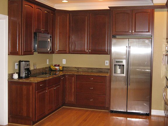custom cherry cabinets