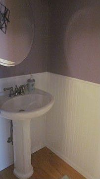 Beadboard and Pedistal Sink!