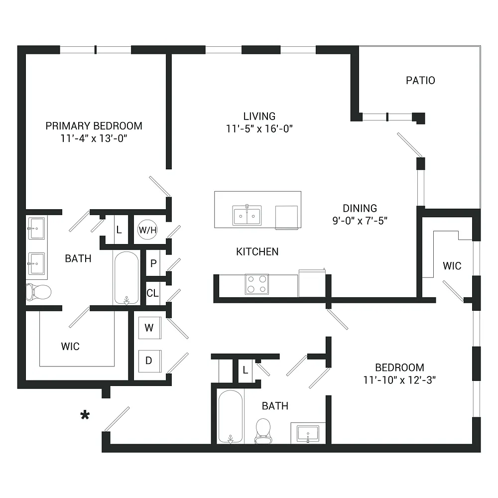 Floor plan Heather