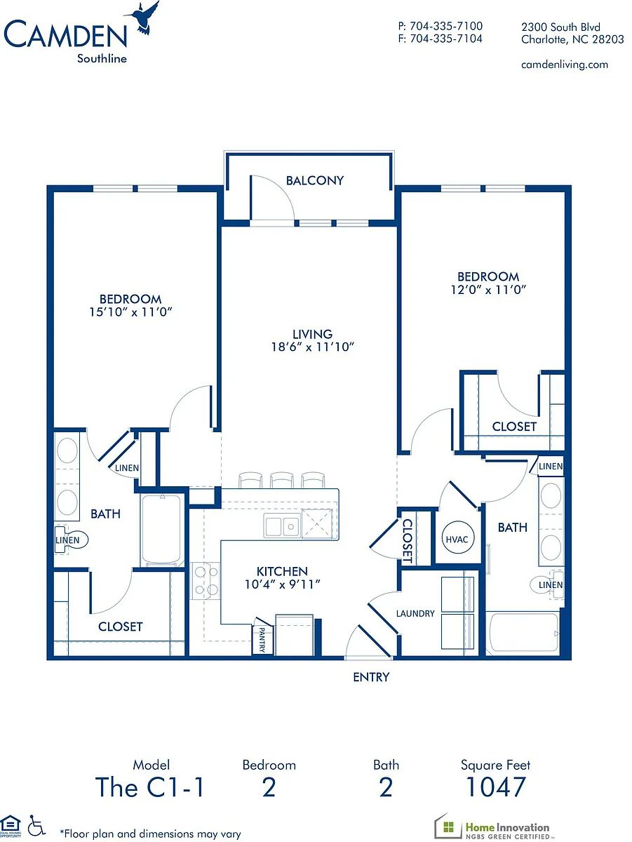 Floor plan C1-1