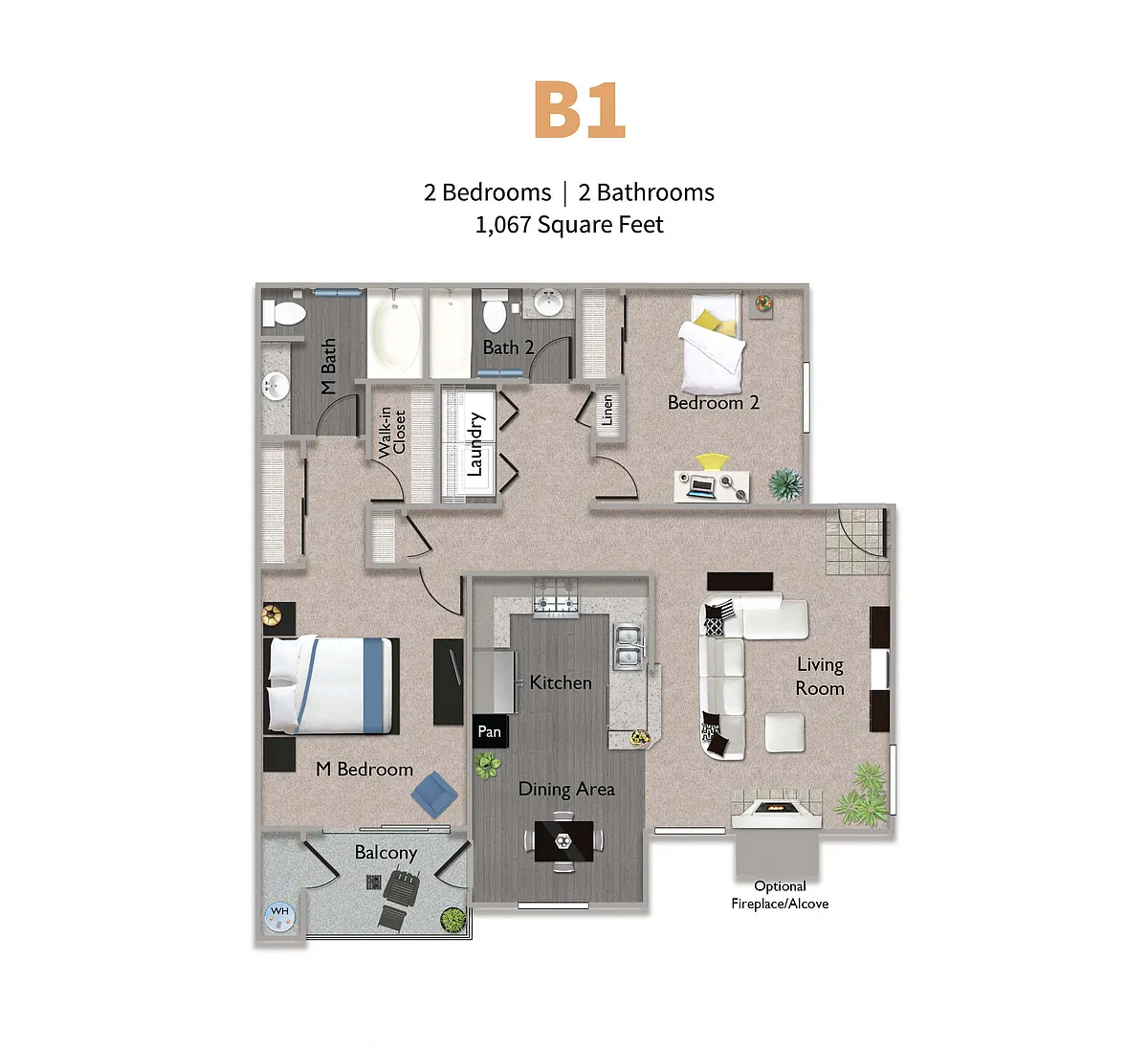 Floor plan B1