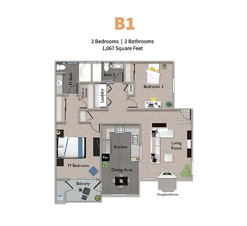Floor plan B1