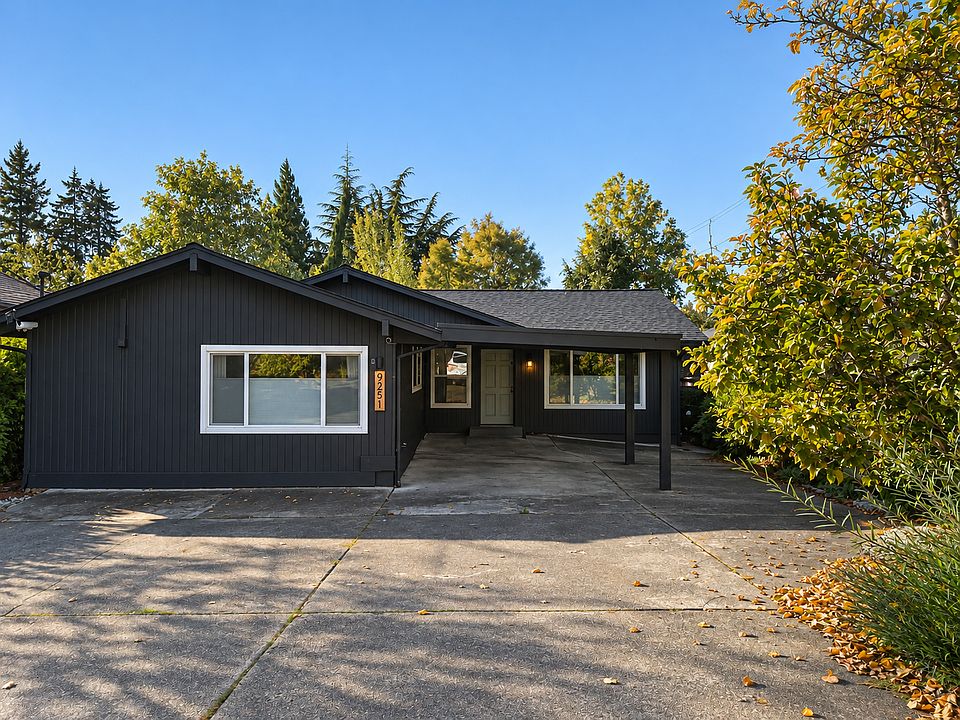 Front - ample parking & mature landscaping including Asian pear tree