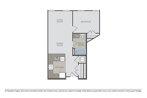 Floor plan Plan 1B