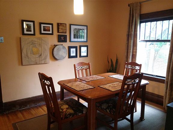 Spacious dining room. Easily fits 8 around a table!