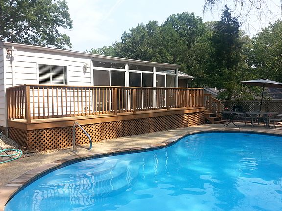 Back deck and sunporch