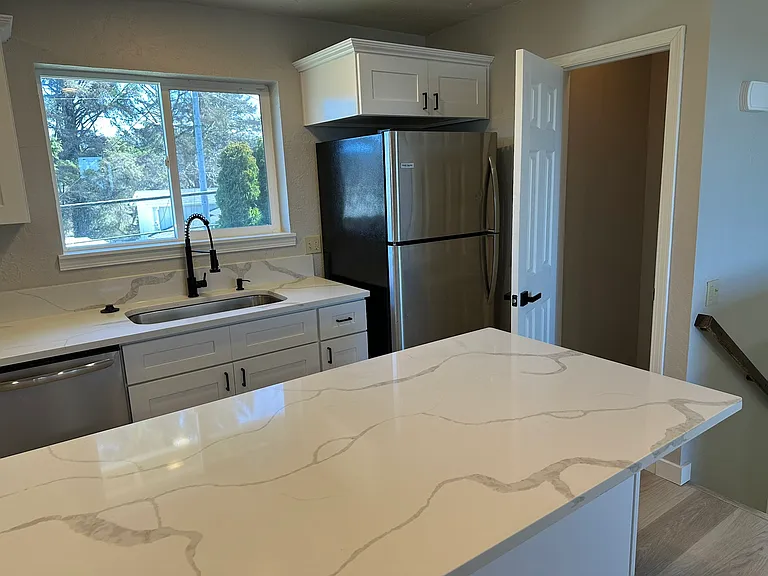 Abundant natural light, pantry and High end durable countertop