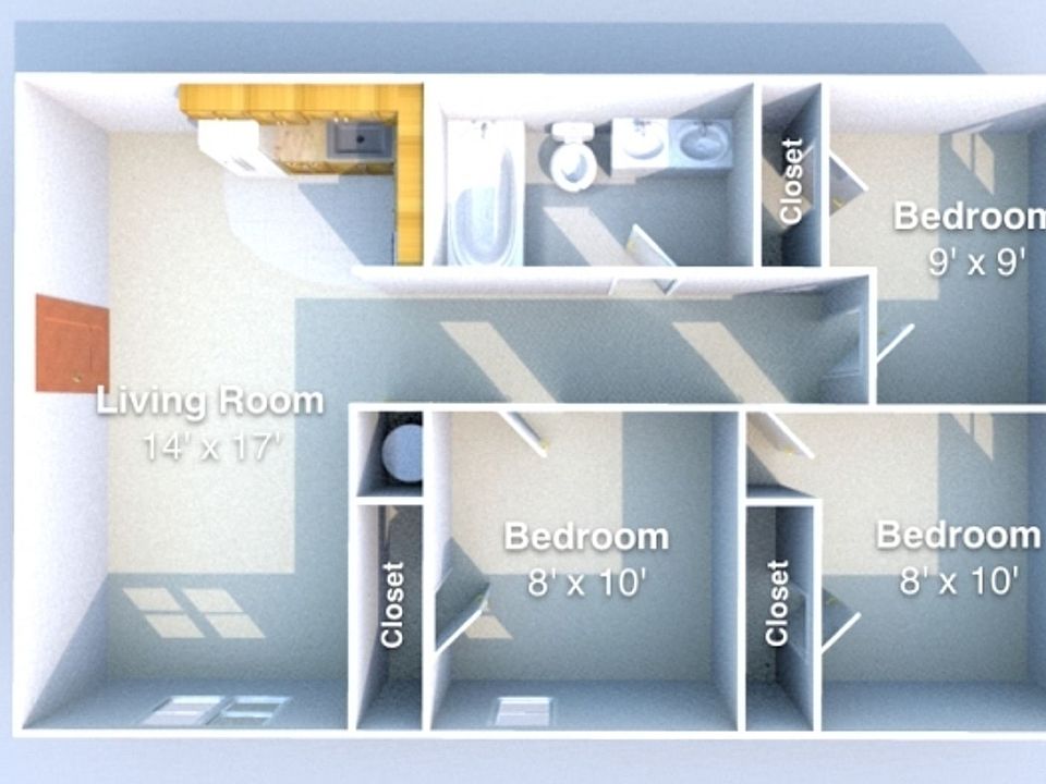 2nd image of 231 Pierce St #3B-1Ba-880Sqft