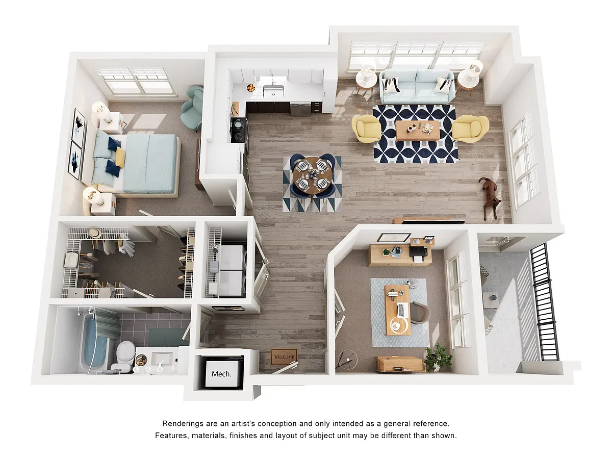 Floor plan Delta with Den