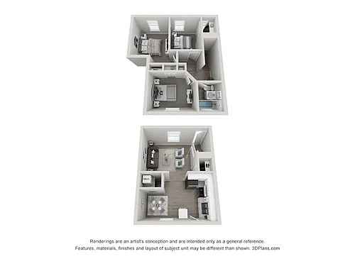 Floor plan 3x1 TH