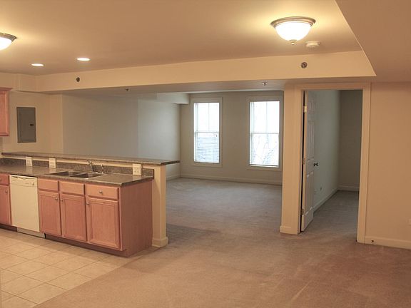 Looking into apartment from front door.