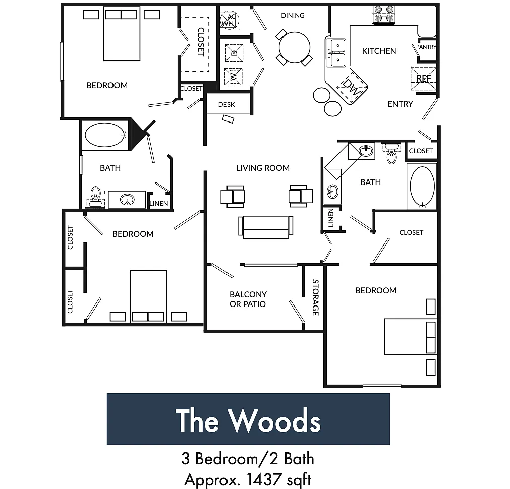 Floor plan The Woods