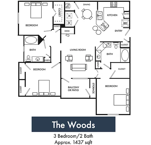 Floor plan The Woods