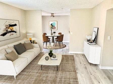 210 Garfield furnished living room