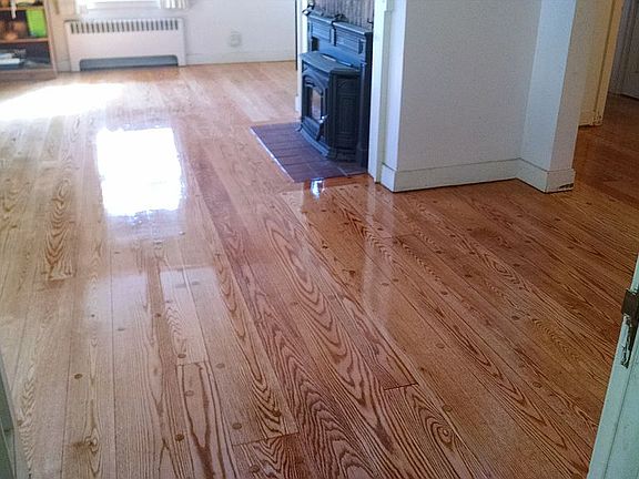 Living Room Pegged Floors