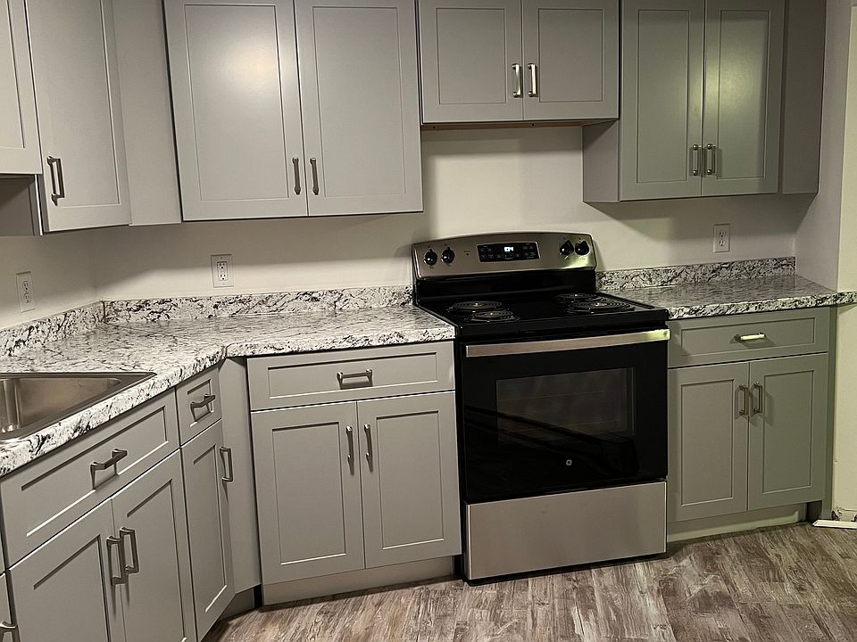 Kitchen with New Stainless Steel Stove
