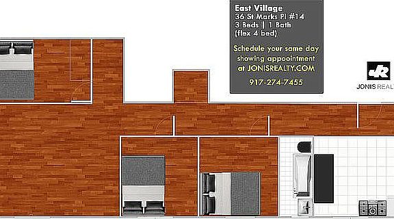 3rd image of 36 Saint Marks Pl APT 14