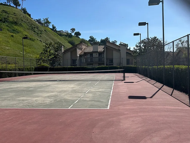 Community tennis court