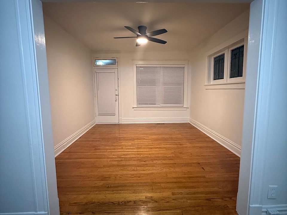 Looking into the living room from the dining room