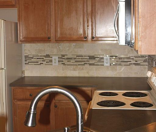 view looking into kitchen 