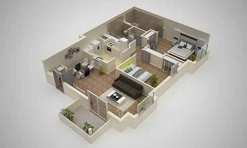 Floor plan B1R Iron Ridge